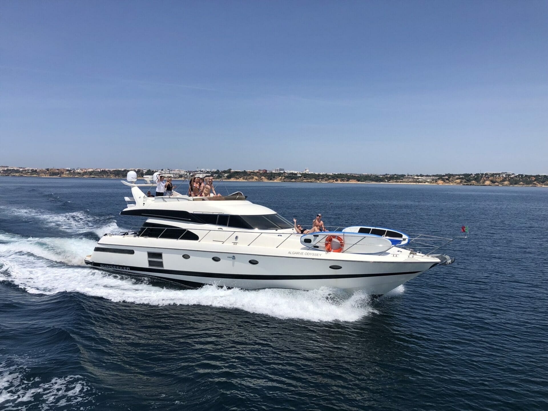 sunseeker vilamoura private charter